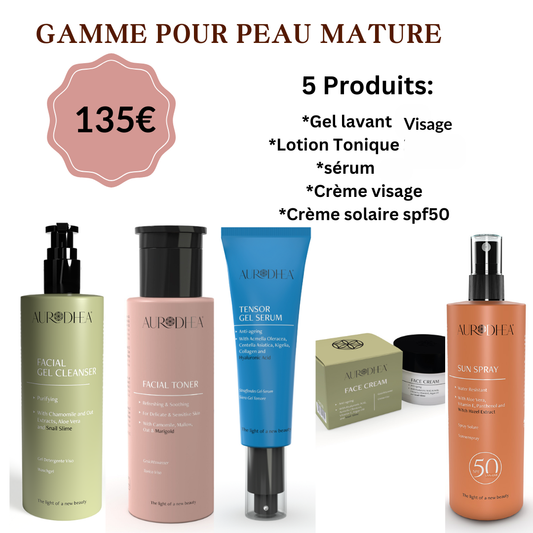 Gamme Pour Peau Mature – Soin Anti-Âge Et Hydratation Intense