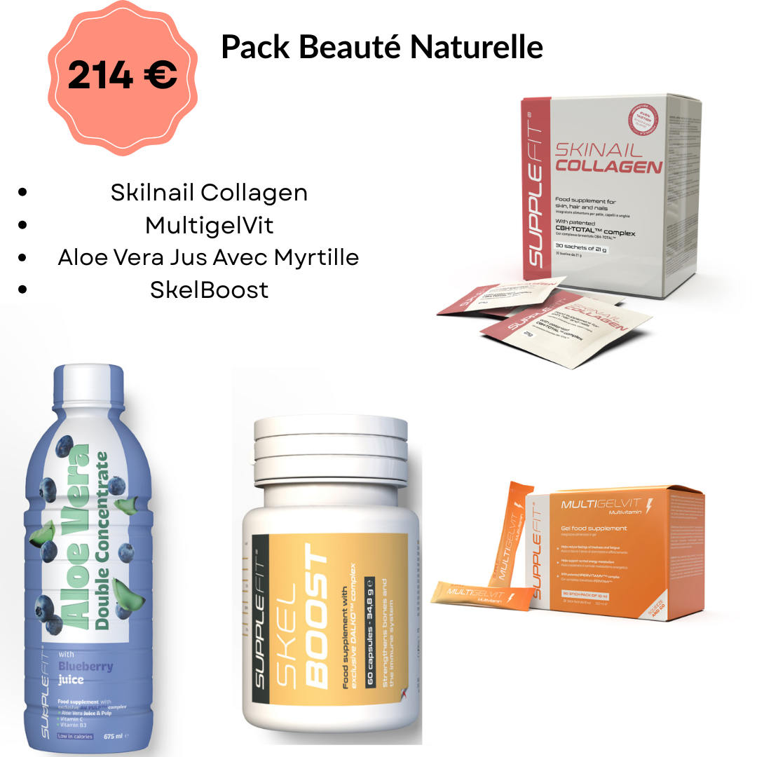 Pack Beauté Naturelle  – Peau, Cheveux, Ongles Et Vitalité